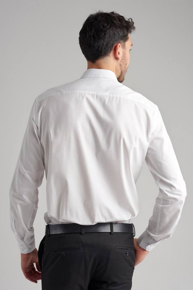 Рубашки с длинным рукавом Nadex 333011И_170 белый