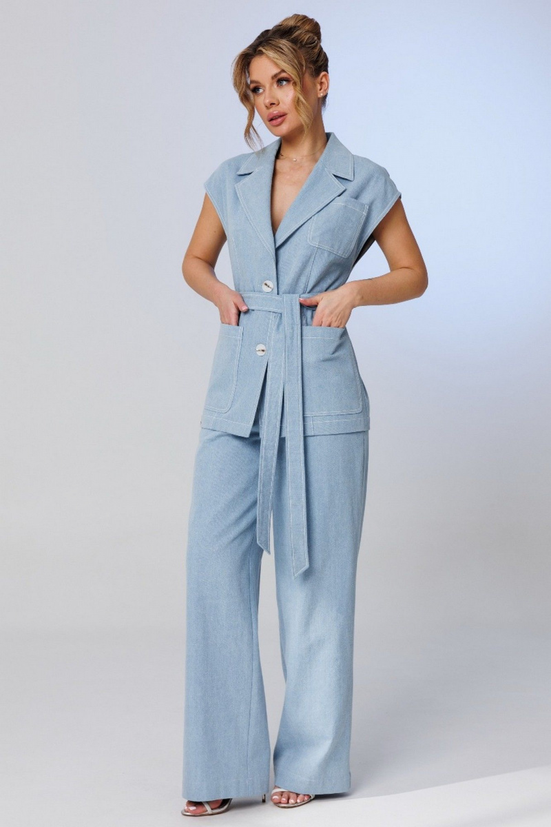 Жилеты Faufilure С585 голубой