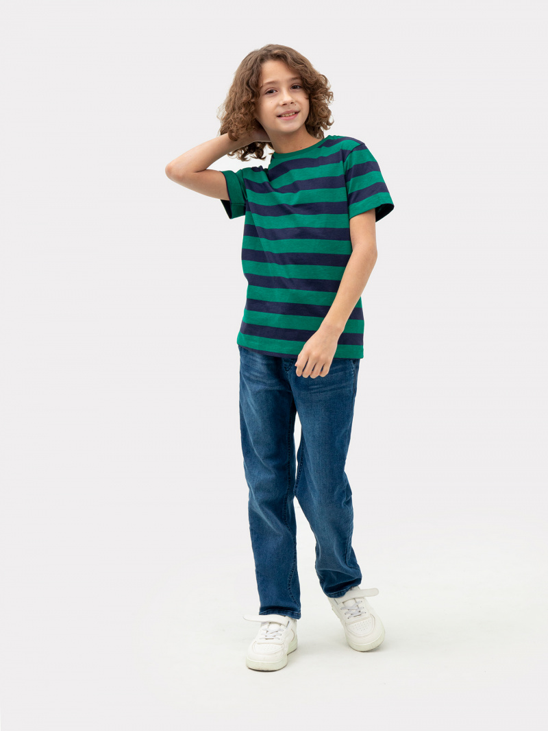 Майки Mark Formelle 113379/24-27078П-0 сине_зеленая_полоска