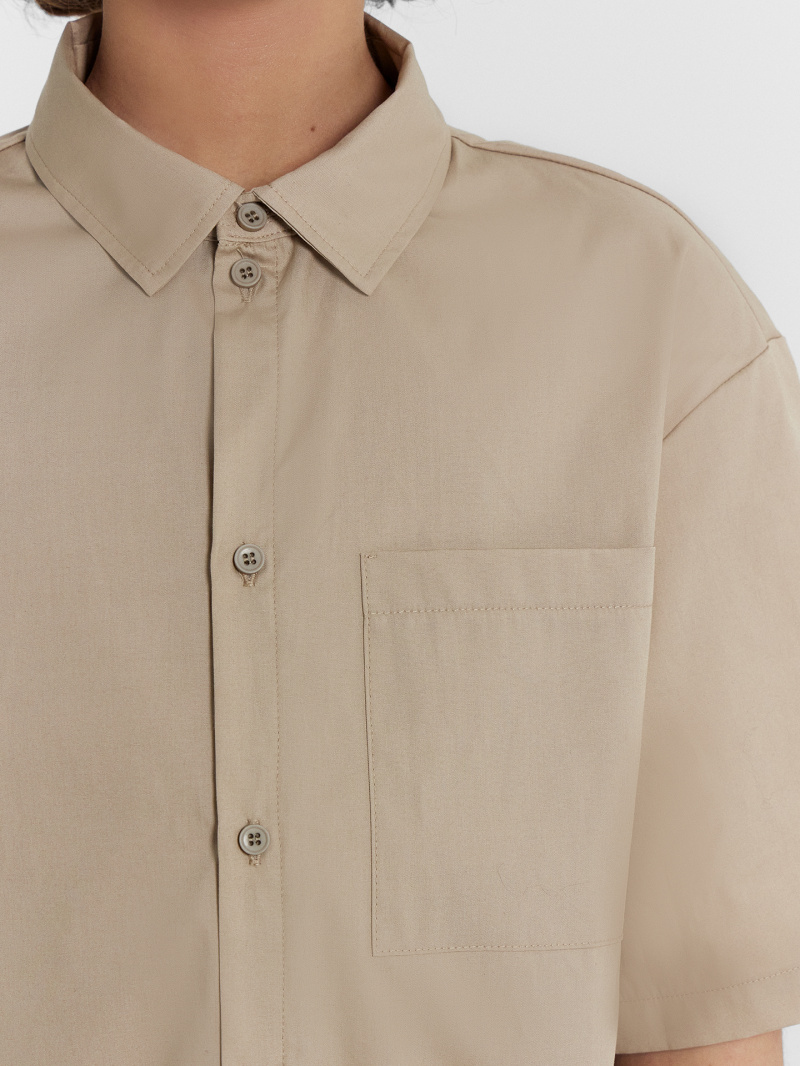 Рубашки с коротким рукавом Mark Formelle 113456-1/24-32732Ц-9 песочный