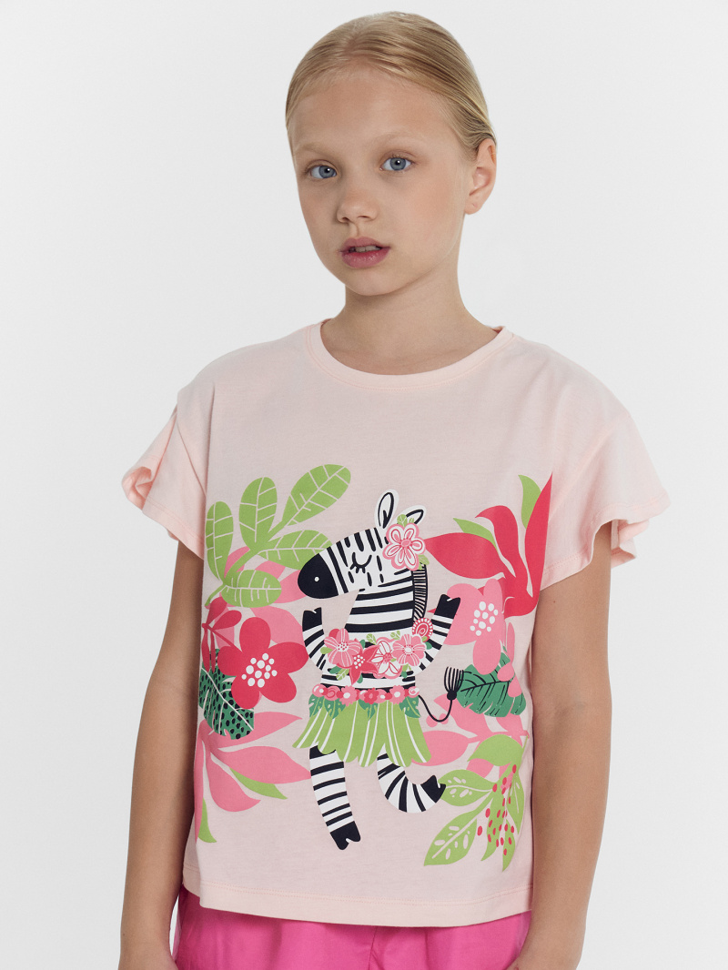 Майки и топы Mark Formelle 117848/24-28104П-0 розовый_печать_3_сл_на_пол