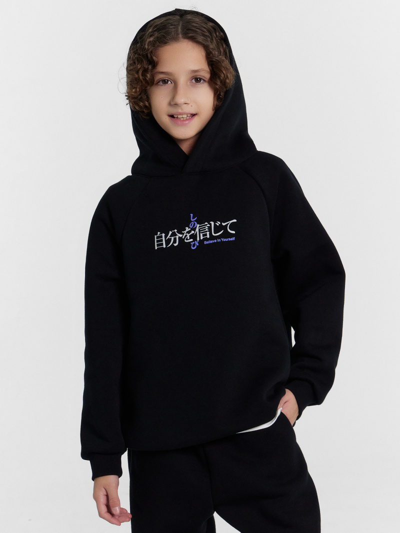 Джемперы и кардиганы Mark Formelle 123418/24-31057П-7П черный_печать_2_сл_на_пол_3_сл_на_спинке