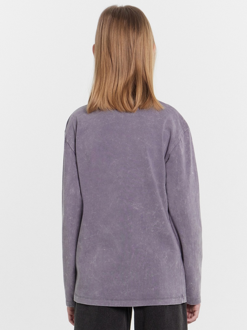 Джемперы и кардиганы Mark Formelle 127931/24-ОБР29570П-0 ACID_WASH_серый_печать_009.2Д_Эйсид
