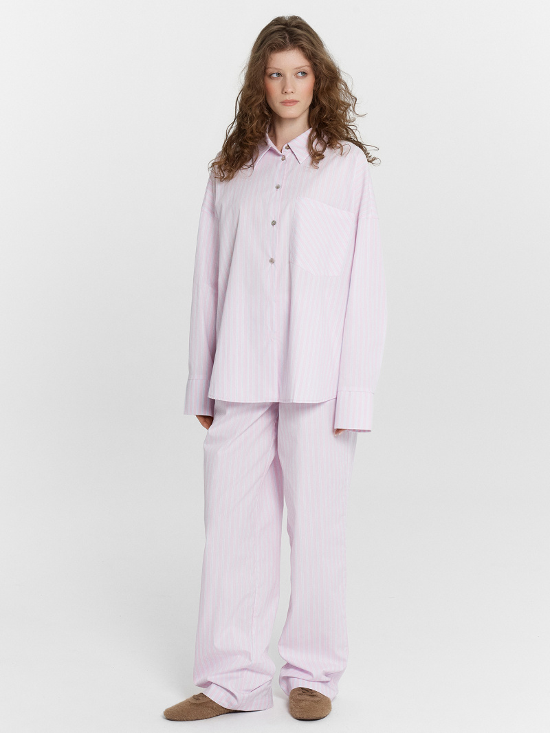 Брюки Mark Formelle 182512/24-32796П-9 розово_голубая_полоска