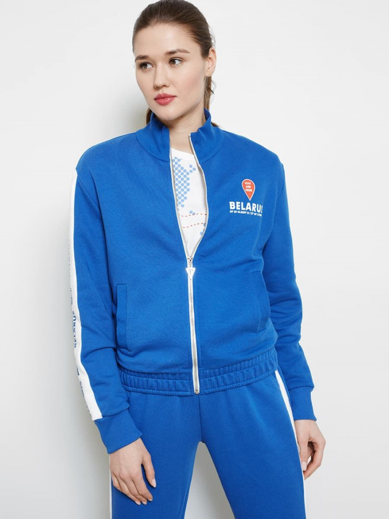 Толстовки и олимпийки Mark Formelle 362045/19-6489-7П-2 синий_4_сложность_печать_на_полочке_и_спинке,_лев_