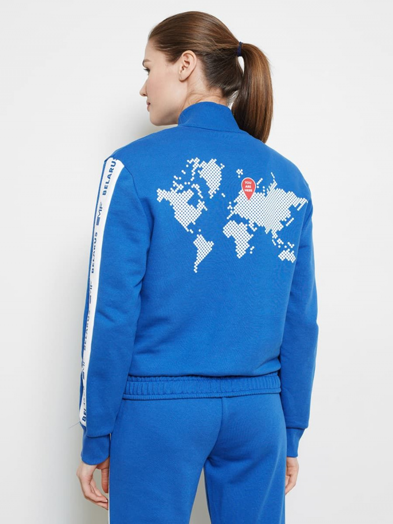 Толстовки и олимпийки Mark Formelle 362045/19-6489-7П-2 синий_4_сложность_печать_на_полочке_и_спинке,_лев_