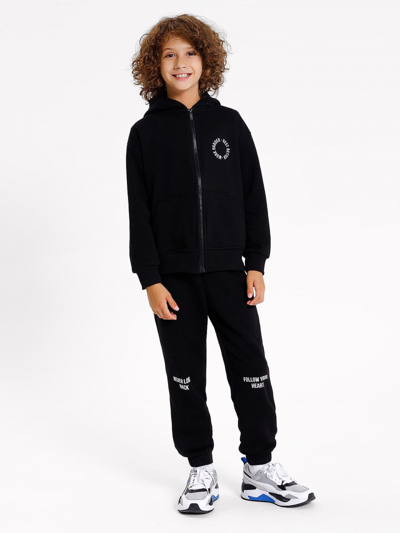 Жакеты и жилеты Mark Formelle 363332/22/24165П-7П черный_печать_1_сл_на_пол_4_сл_на_спинке