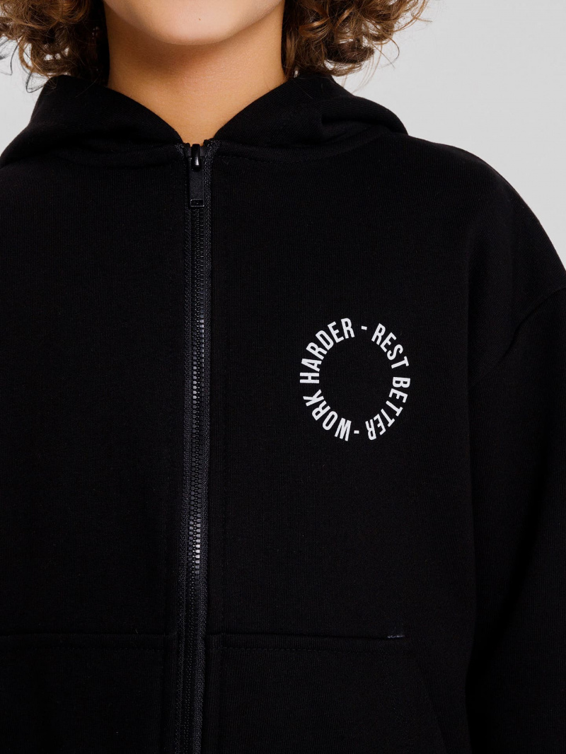 Жакеты и жилеты Mark Formelle 363332/22/24165П-7П черный_печать_1_сл_на_пол_4_сл_на_спинке