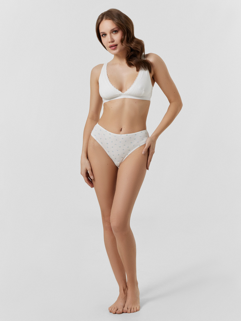 Трусы Mark Formelle 412550/24-76-27088Ц-1 цветочки_на_белом