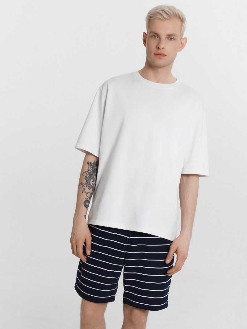 Брюки и шорты Mark Formelle 531027/25-5005ПП-0 белая_синяя_полоска