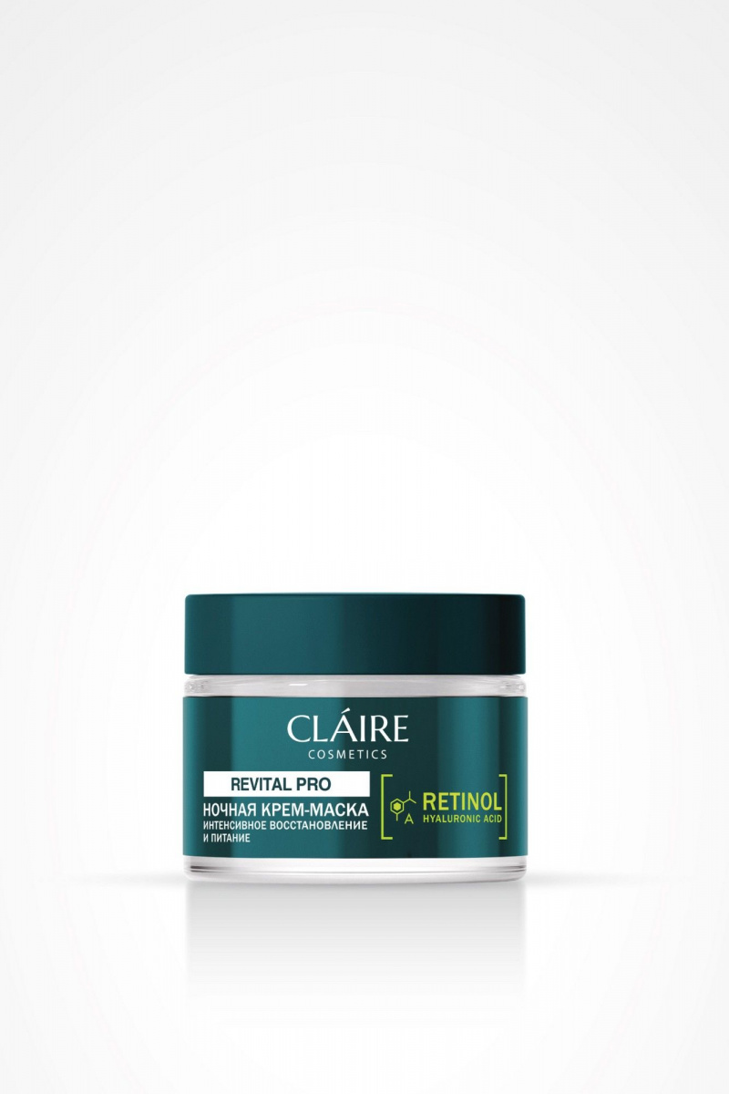 Кремы для лица Claire Cosmetics REVITAL PRO Ночная крем-маска интенсивное восстановление и питание