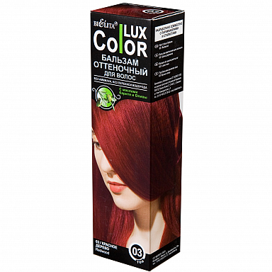 Окрашивание Belita Бальзам оттеночный ТОН 03 красное дерево Color Lux