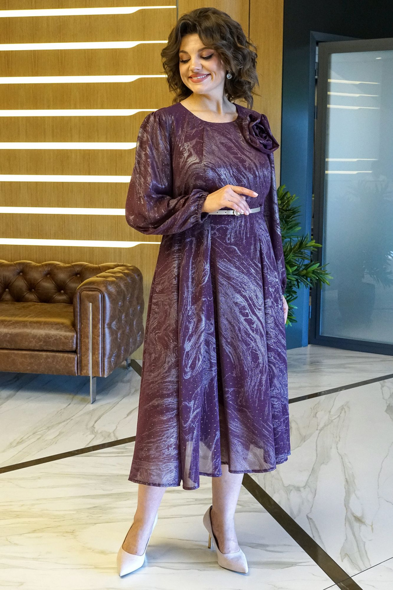 Платья Alani Collection 2380 бордо