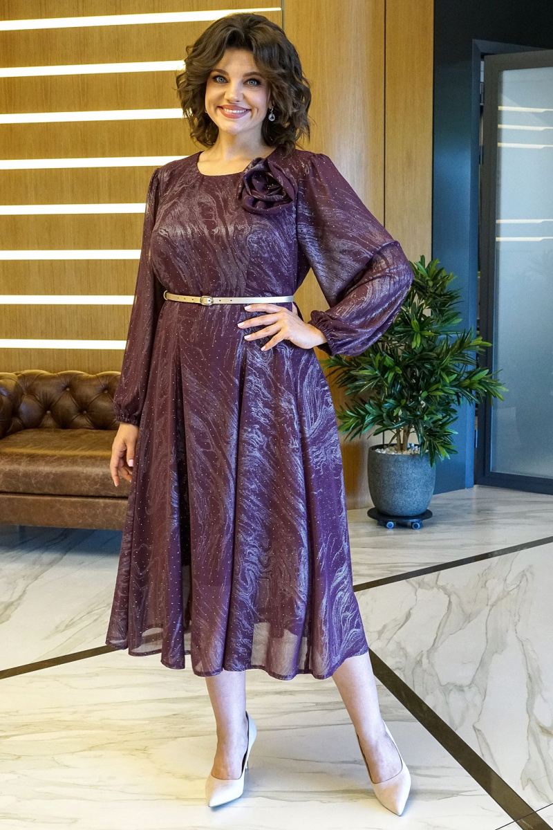 Платья Alani Collection 2380 бордо