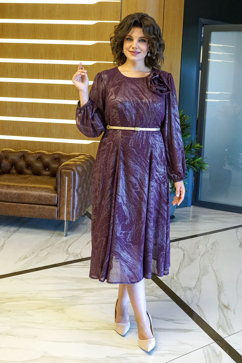 Платья Alani Collection 2380 бордо
