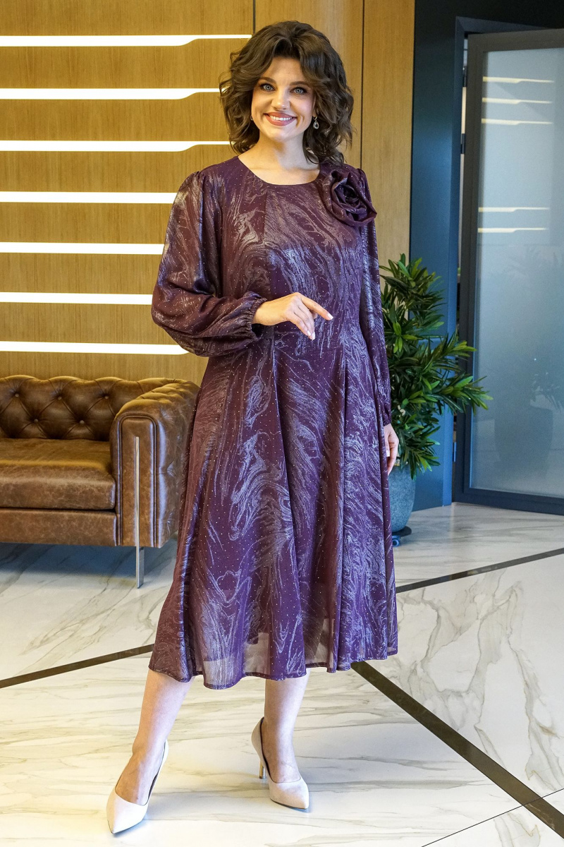 Платья Alani Collection 2380 бордо