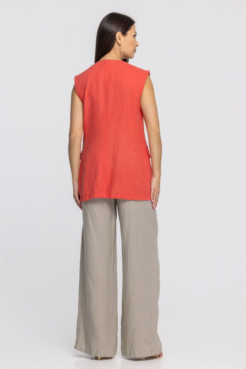 Жилеты FASHION CENTRE Л-3967 коралловый