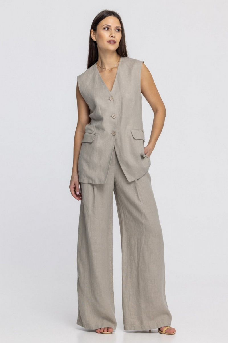 Брюки FASHION CENTRE Л-3968 песочный