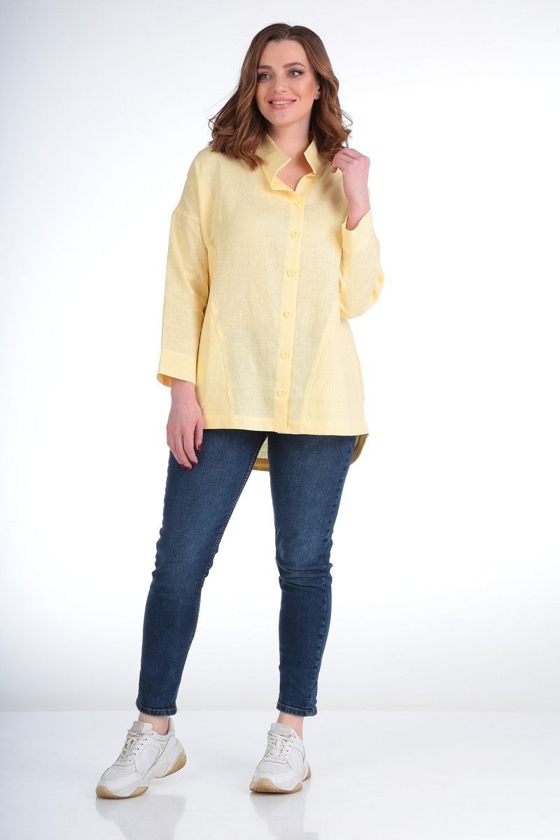 Блузы MALI 620-060 бледно-желтый