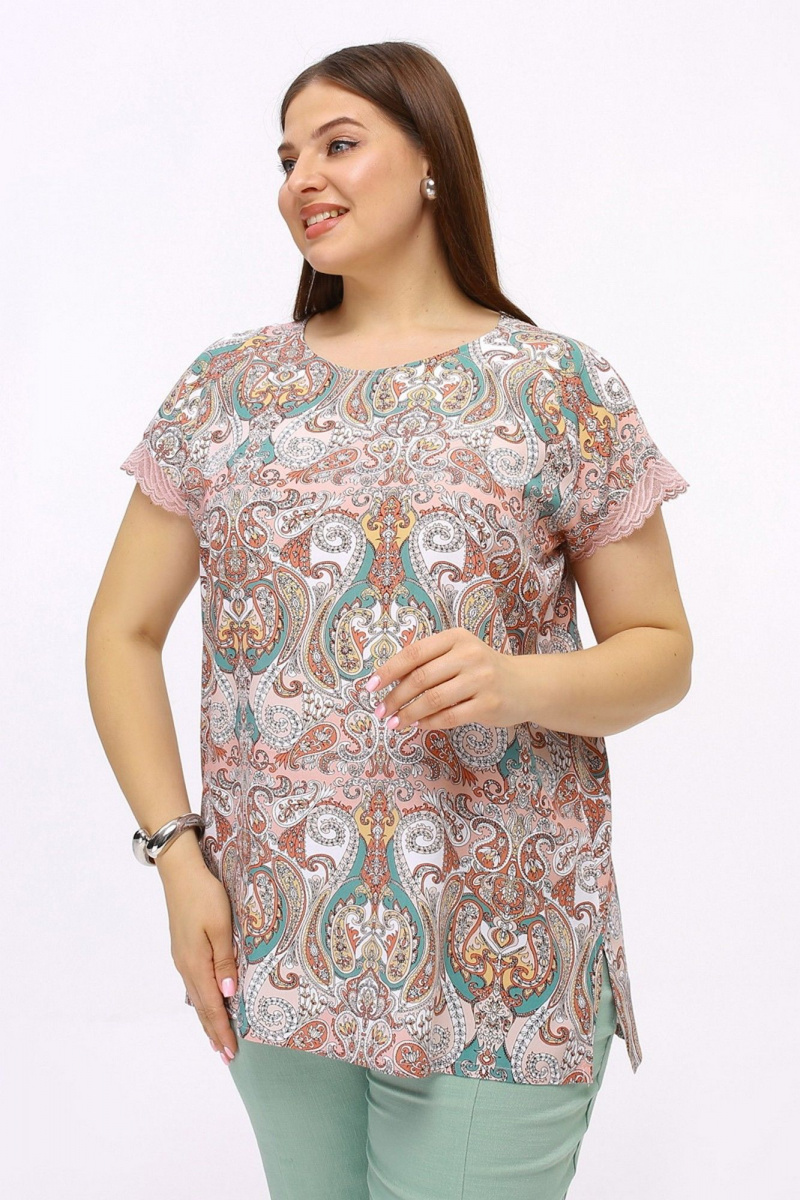Блузы La rouge 6322 розовый
