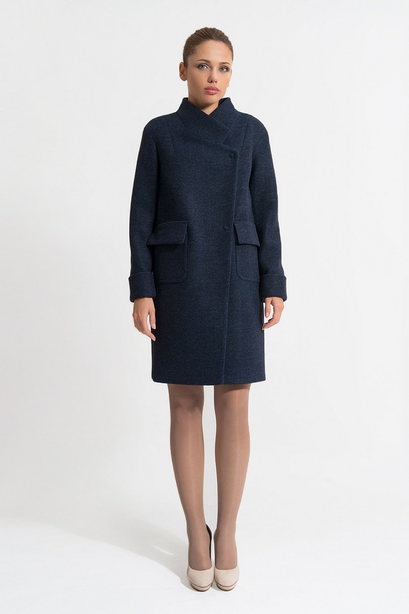 Женское пальто Gotti 160-3у темно-синий