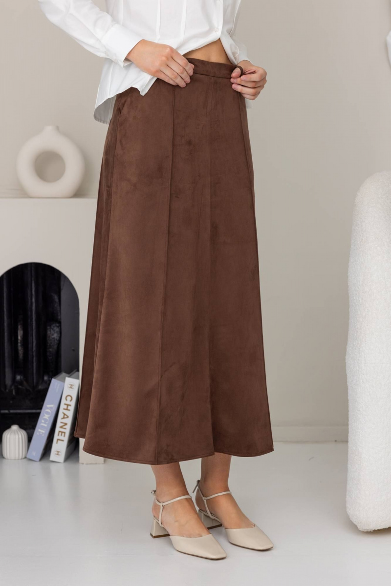 Юбки КАЛИНКА КП-8362-024 коричневый