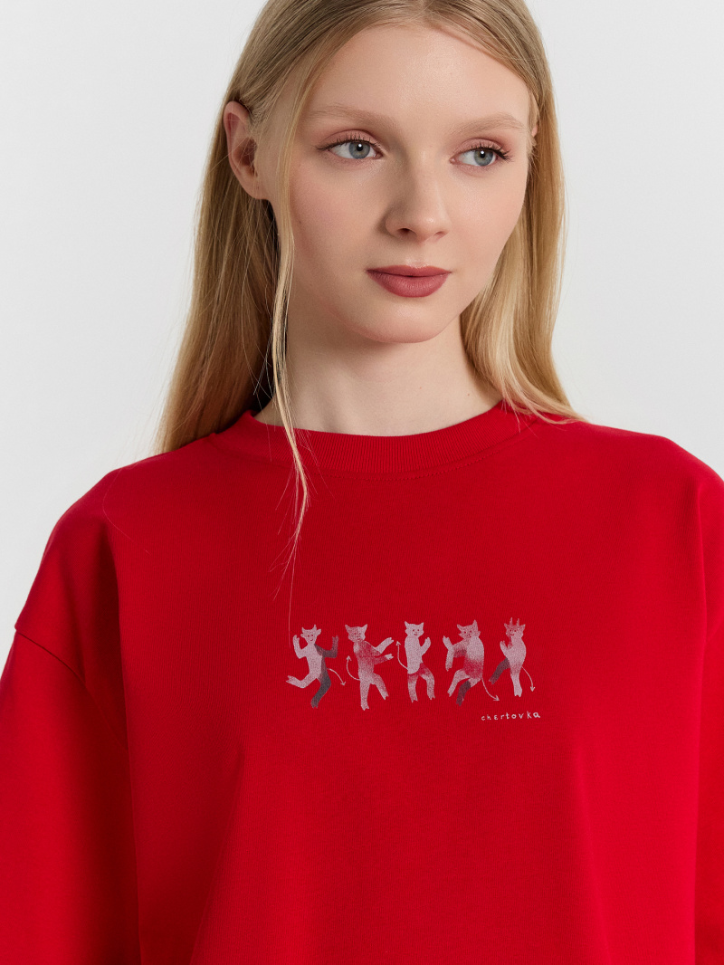 Майки Mark Formelle 112961/24-33235ПП-0 багровый_печать_1_сл_на_пол