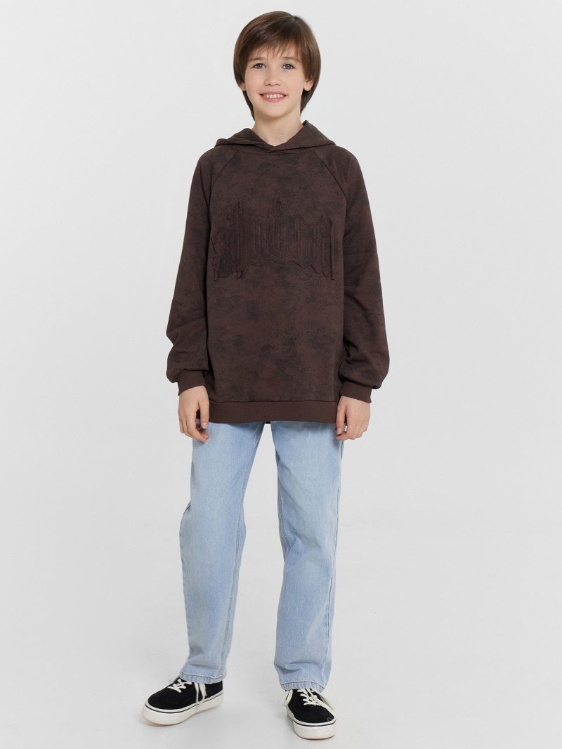 Джемперы и кардиганы Mark Formelle 123418/24-32498П-7-2 коричневый_acid_wash_574_D_2_вышивка