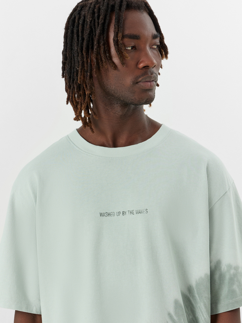 Футболки Mark Formelle 111846/24-ОБР4824П-0 св.молочный_печать1_002_Tye_Dye_1сл_печ_на_пол