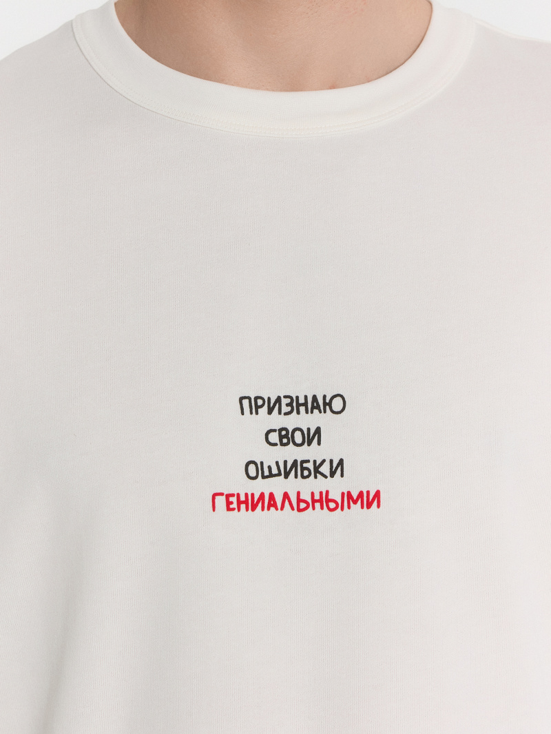 Футболки Mark Formelle 111855/24-4599П-0 св.молочный_печать