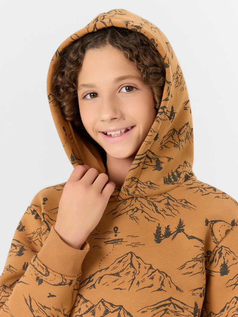 Джемперы и кардиганы Mark Formelle 123388/25-35909Ц-7П горы_на_цвете_орех