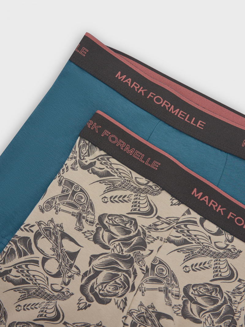 Нижнее белье Mark Formelle 411228-2/25-5164П-5 зелено_голубой_тату_на_бежевом
