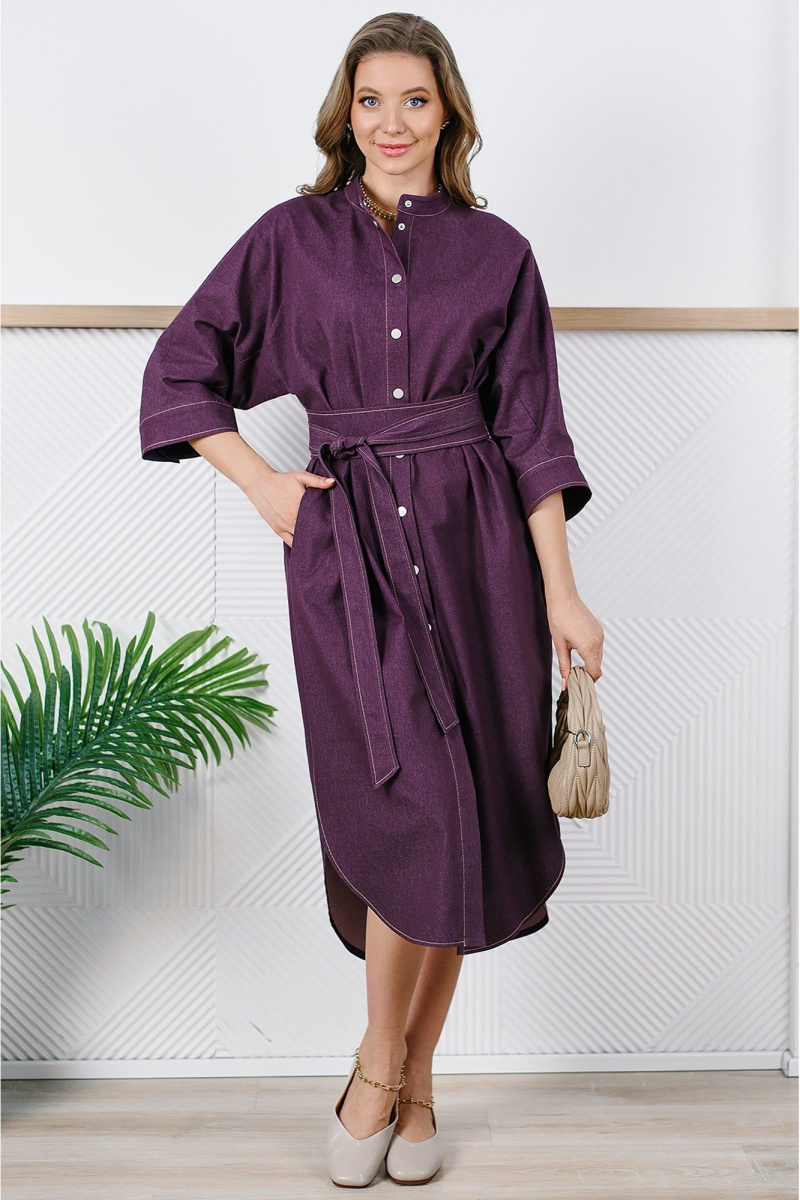 Платья MONA STYLE FASHION&DESIGN 24021/1 бургунд