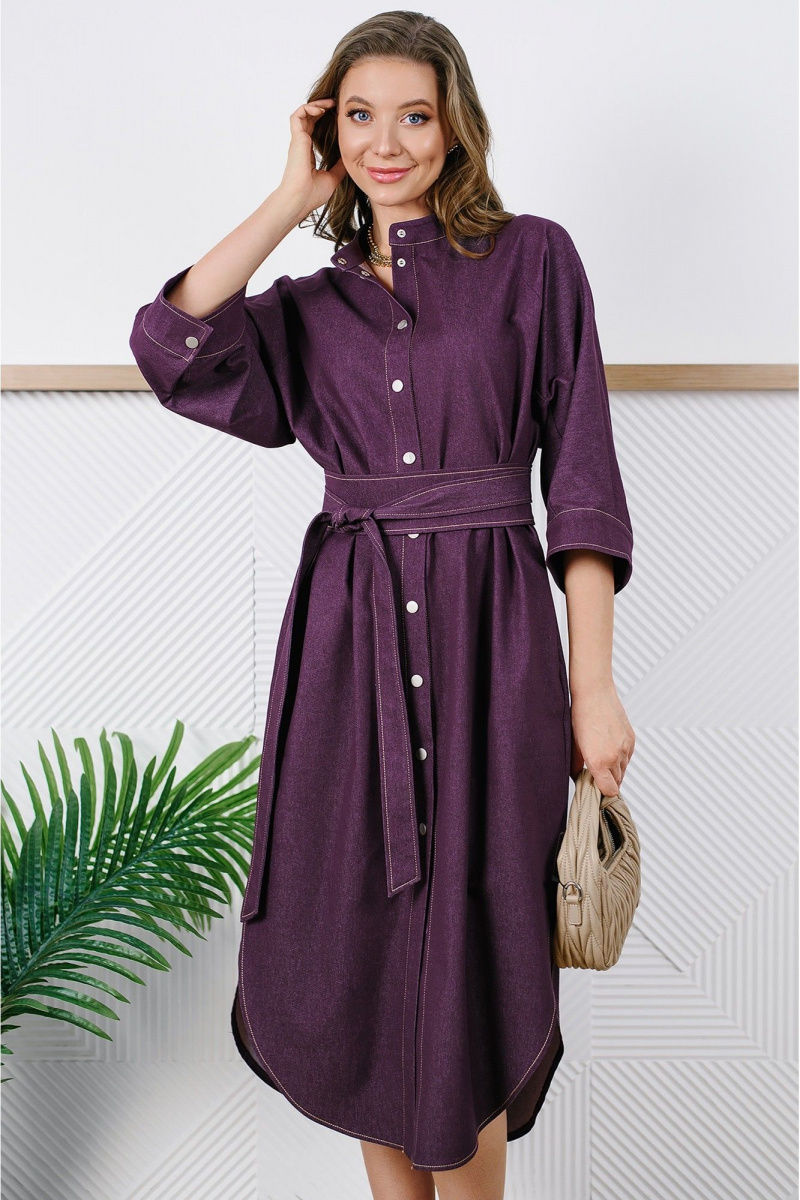 Платья MONA STYLE FASHION&DESIGN 24021/1 бургунд
