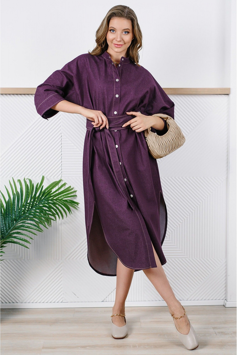 Платья MONA STYLE FASHION&DESIGN 24021/1 бургунд