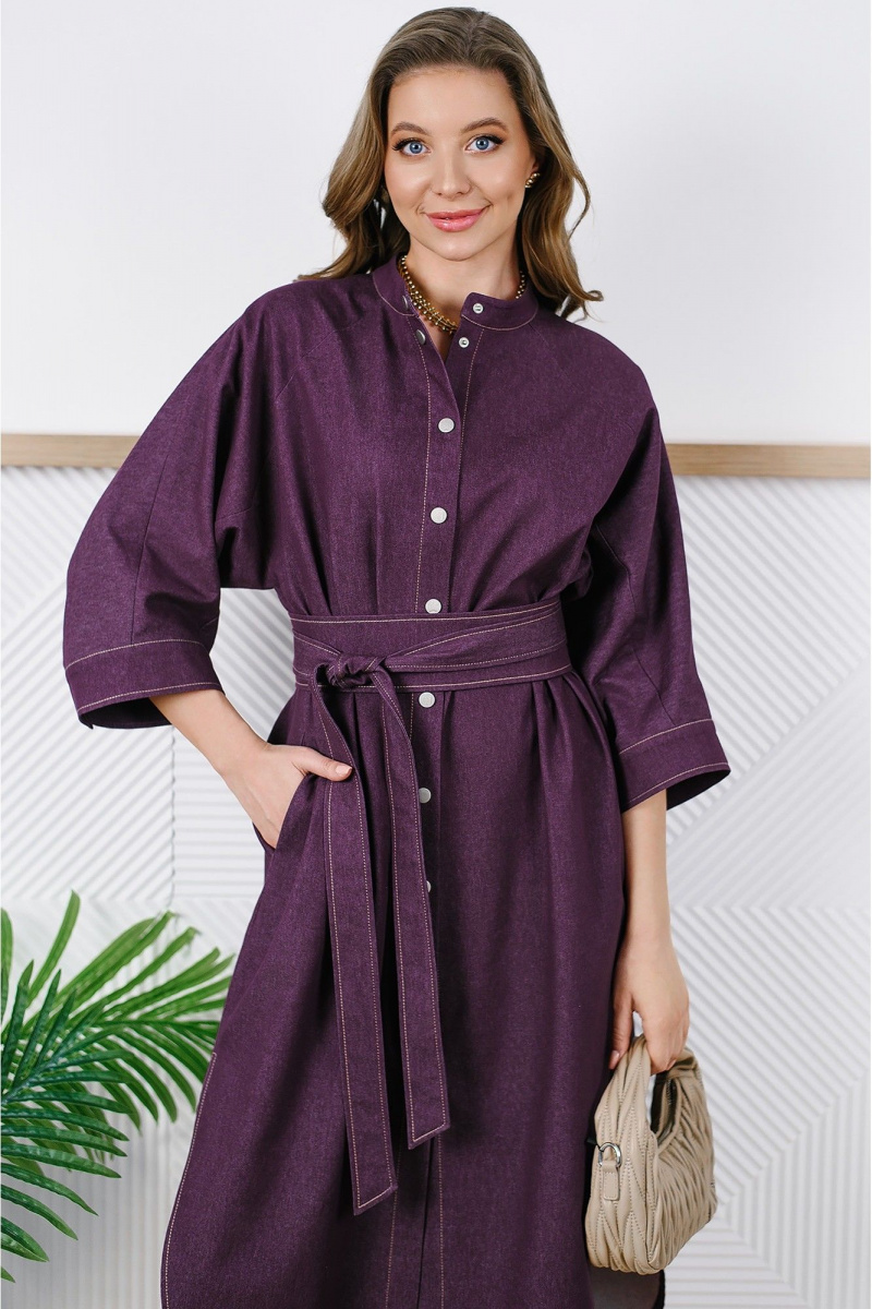 Платья MONA STYLE FASHION&DESIGN 24021/1 бургунд