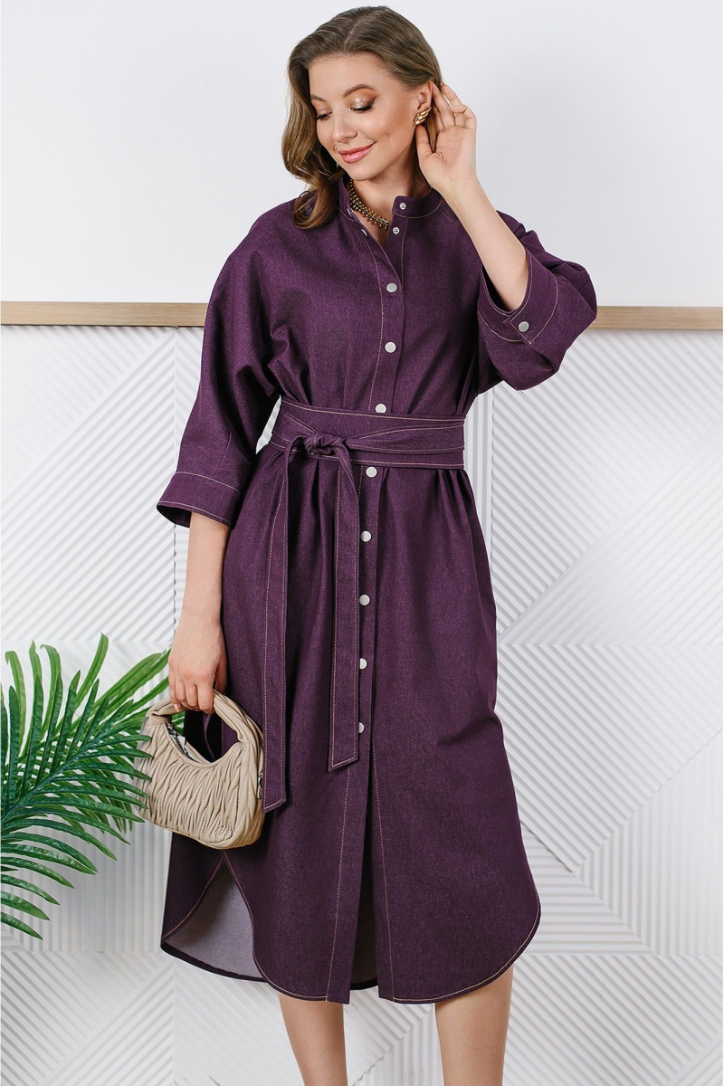 Платья MONA STYLE FASHION&DESIGN 24021/1 бургунд