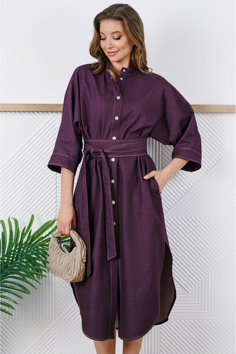 Платья MONA STYLE FASHION&DESIGN 24021/1 бургунд