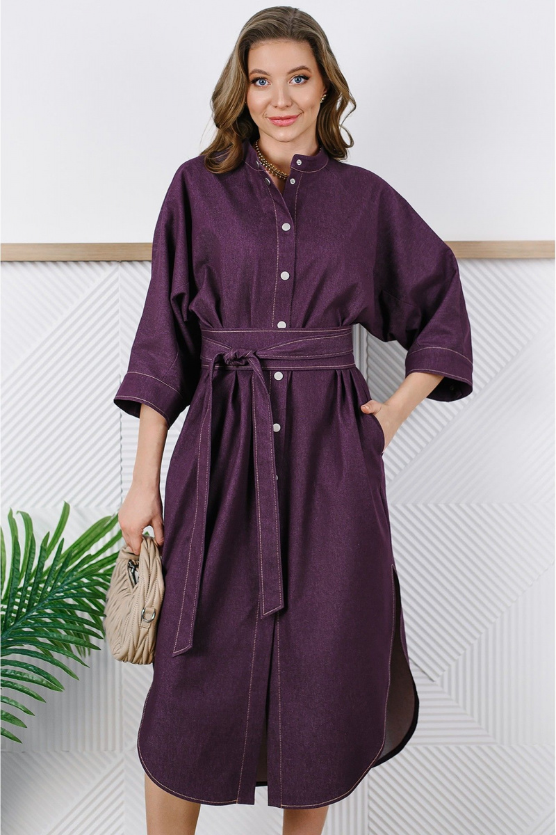 Платья MONA STYLE FASHION&DESIGN 24021/1 бургунд