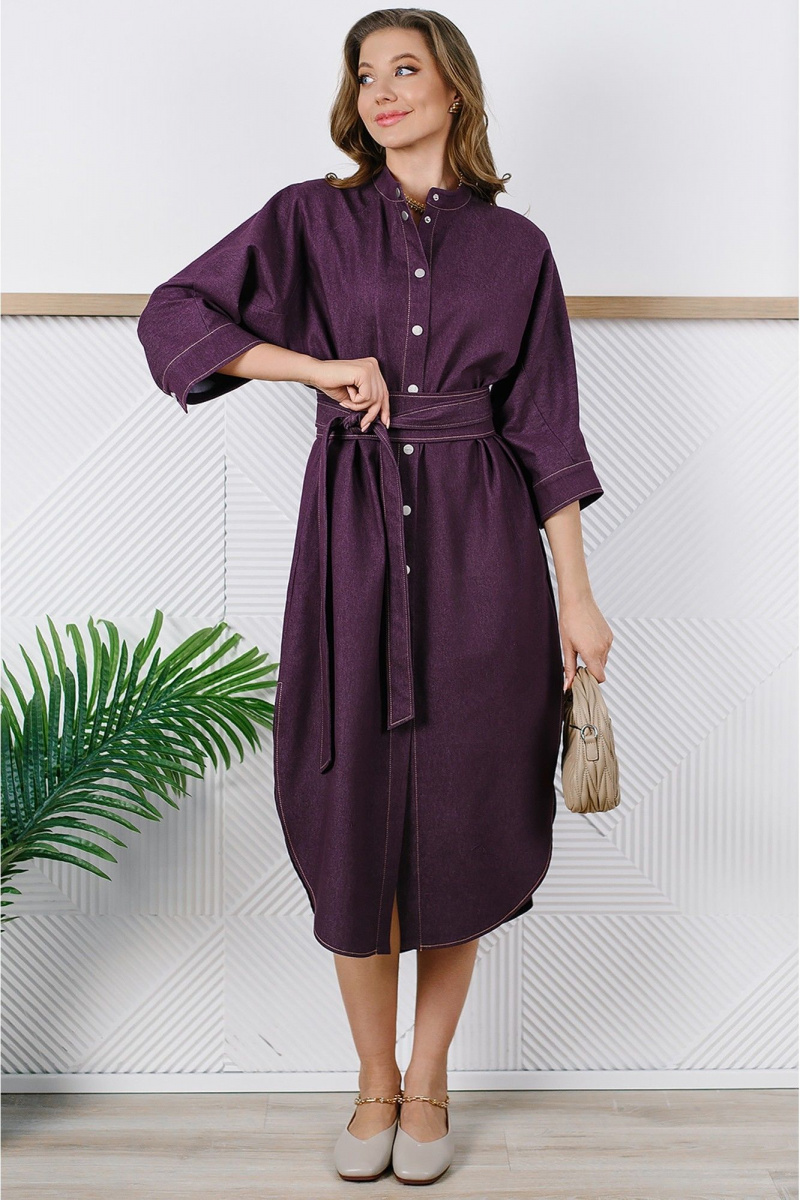 Платья MONA STYLE FASHION&DESIGN 24021/1 бургунд