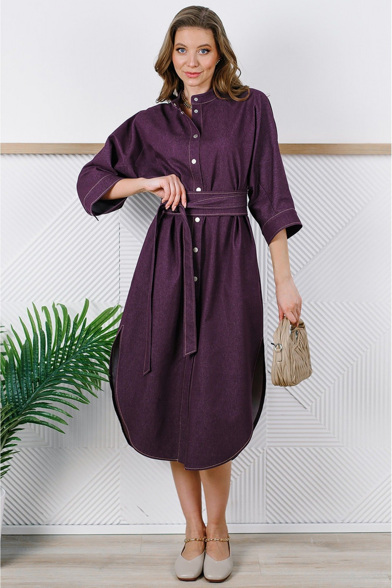 Платья MONA STYLE FASHION&DESIGN 24021/1 бургунд