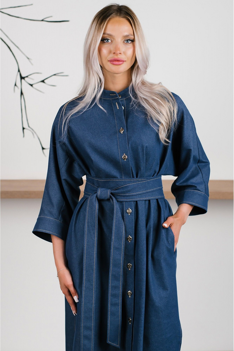 Платья MONA STYLE FASHION&DESIGN 24021/1 синий
