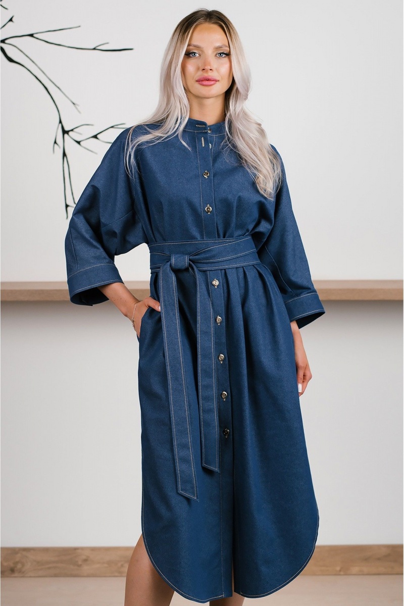 Платья MONA STYLE FASHION&DESIGN 24021/1 синий