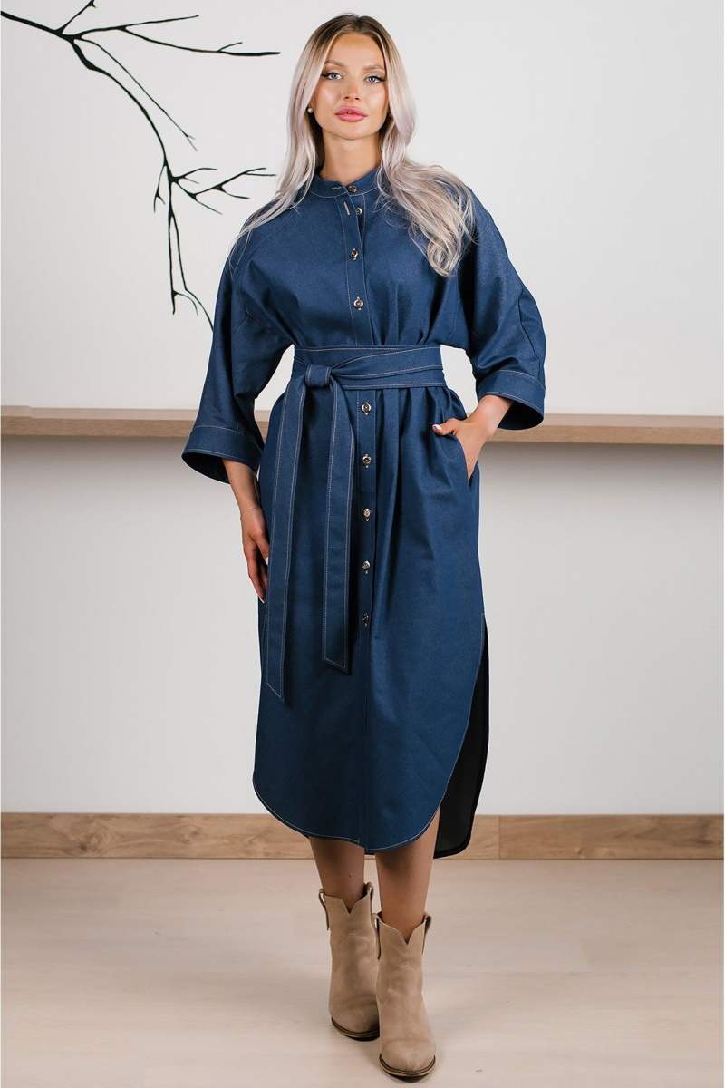 Платья MONA STYLE FASHION&DESIGN 24021/1 синий