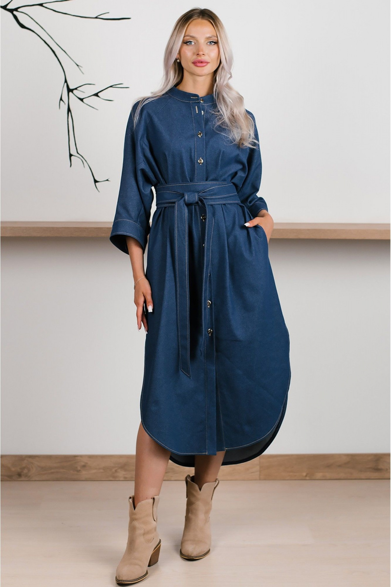 Платья MONA STYLE FASHION&DESIGN 24021/1 синий