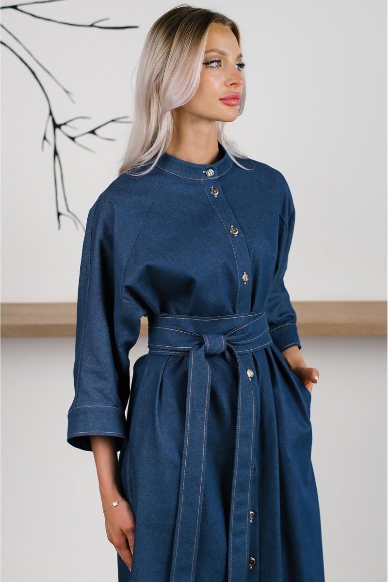 Платья MONA STYLE FASHION&DESIGN 24021/1 синий