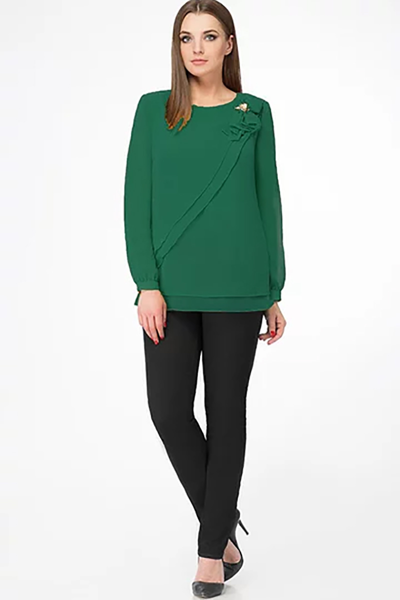 Блузы DaLi 3295 зеленый