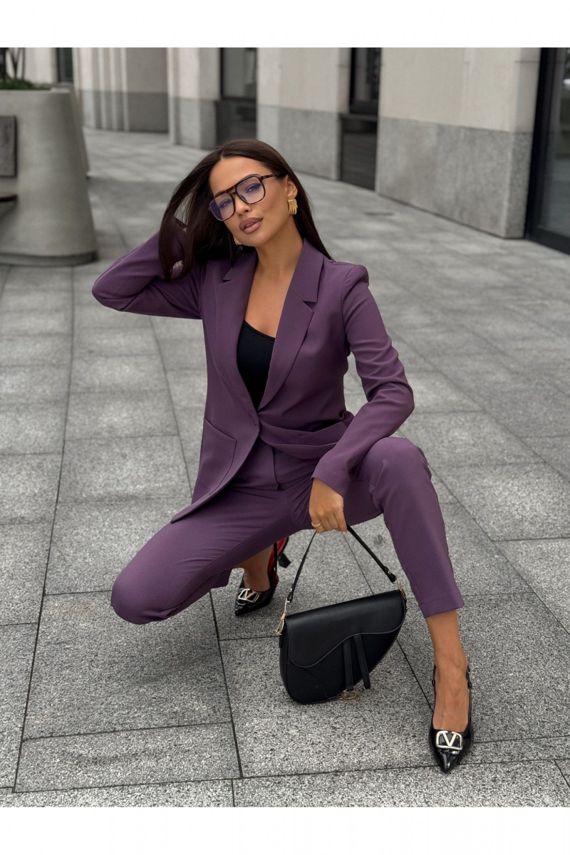 Брючный костюм Dilana VIP 2056 черника