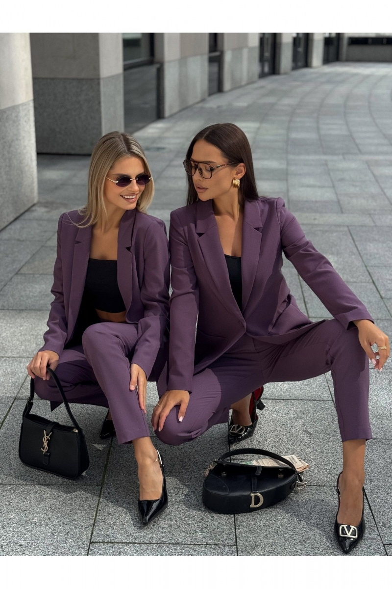 Брючный костюм Dilana VIP 2056 черника