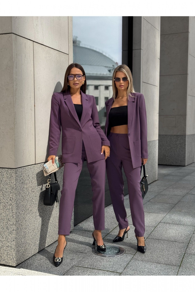 Брючный костюм Dilana VIP 2056 черника